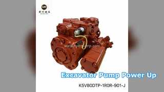 پمپ بیل مکانیکی K5V80DTP 15 تن پاور آپ