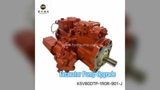 پمپ هیدرولیک بیل مکانیکی K5V80DTP برای 12-15 تن
